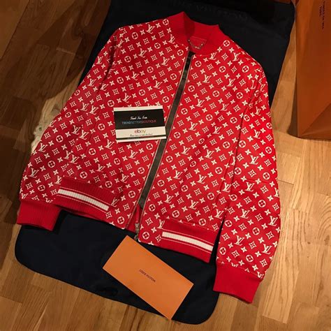 louis vuitton x supreme jacket replica|louis vuitton supreme real.